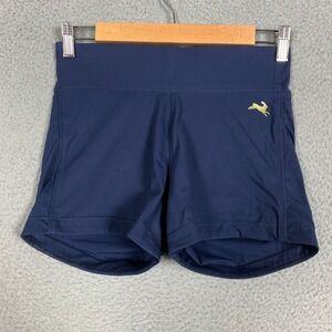 Tracksmith Allston Shorts Women's Medium Navy Blue High Rise Compression Running